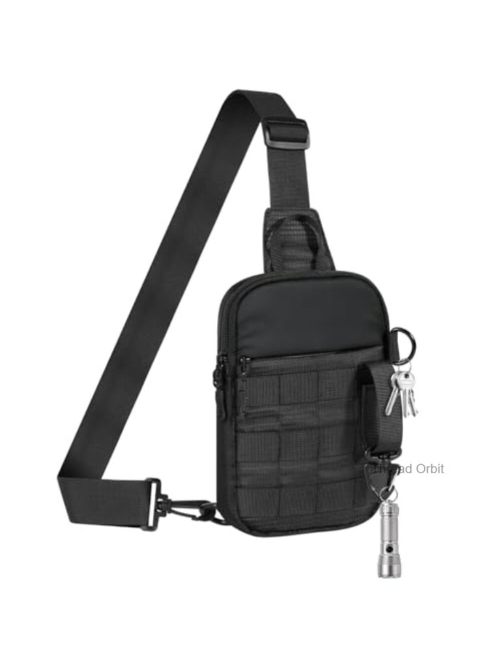 Tactical Sling Bag RFID Blocking Crossbody Chest Waist Pack Water Resistant